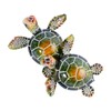 Brizoria Coastal Decor Sea Turtle Figurine Double Turtles Resin Sculpture