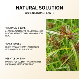 Cyperus Rotundus Oil,Cyprus Rotundus Oil for Hair Removal Reducing Body Hair Growth, Smooth Skin & Moisturizing for All Skin Types (1)