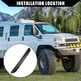 Hihaha 15814272 / Front/Hood Handle Grab C4500 C550 C6500 2003-2009 for GMC Topkick C4500 C5500 C6500 2003-2009 / Hood Grab Handle / 1 Pcs/Black