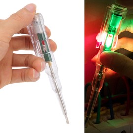 Pencil Type Electric Detection Screwdriver, 70-250V Measurement Range, Voltage Tester, Voltage Tester, Detector, Pen Type, Voltage Detector, Indicator Light, Built-in High Brightness LED Lamp Beads, 5