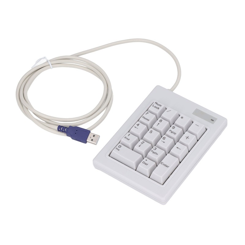 Mechanical Numpad 18 Keys Linear Action Switch USB Port Splashproof