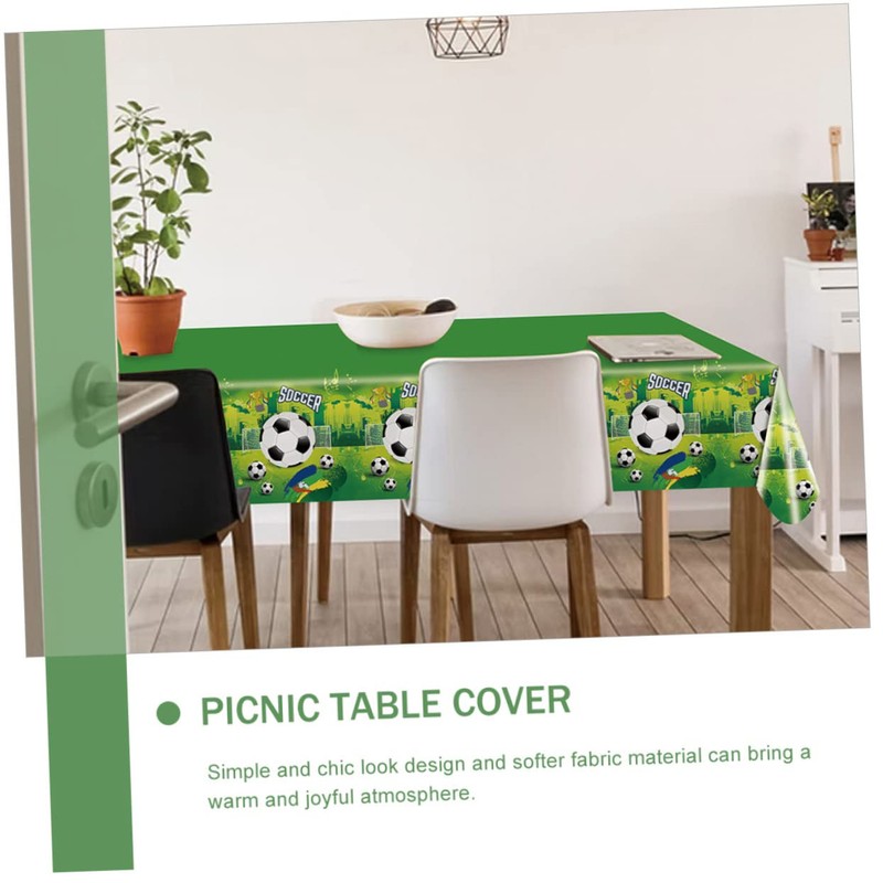iplusmile 2pcs Fine Quality Soccer Tablecloth Perfect for Hotel Home