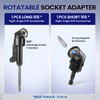 17PCS Power Drill Bit Extension Adaptor Incloud 2PCS Hex Shank