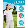 IOFLIGGA 4 Pairs Arm Sleeves for Kids,UV Sun Protection Cooling