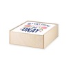 Fabulous Wooden Box - Everything Will Be Okay Typography Message
