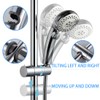 GGUFAY Shower Head Holder, Adjustable Diameter 18-25 mm Shower Head
