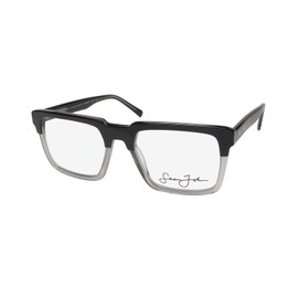 Sean John 5167 Eyeglass Frame/Glasses Elegant Premium Acetate Signature Logo Hot [55-20-155, black]