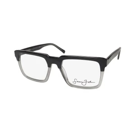 Sean John 5167 Eyeglass Frame/Glasses Elegant Premium Acetate Signature Logo Hot [55-20-155, black]