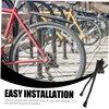 GRIRIW 1pc Double Leg Kickstand for Mountain Bikes Black Parking