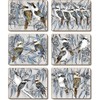 Cinnamon Kookaburra Laugh Coasters 6 Pieces Set