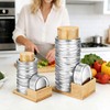 2PCS Mason Jar Lid Organizer & Holder (Wide Mouth &