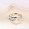 JXJL 925 Sterling Silver Inspirational Jewelry Adjustable Wrap Open Ring