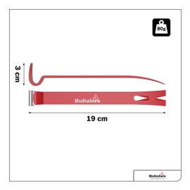 Hultafors 827023 108MINI 7.5-inch Steel Mini Wrecking Bar
