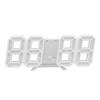Digital Wall Clock Modern Design Temperature Display Alarm Function Sound