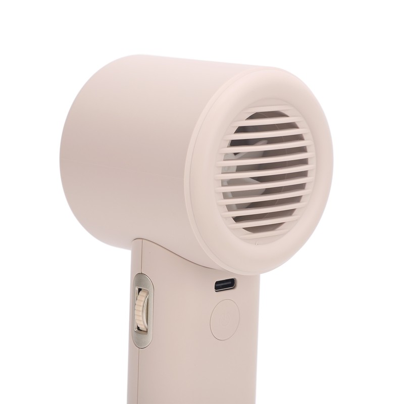 Handheld Fan LED Display Power Adjustable Portable Fan Night Light