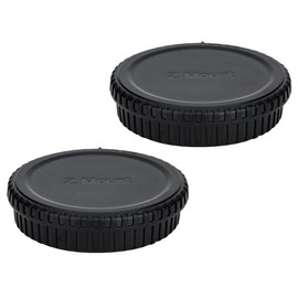 JJC 2-Pack Z Mount Body Cap & Rear Lens Cover for Nikon Z50 II Z50II Zf Zfc Z8 Z9 Z6III Z6 III II Z7II Z7 II Z6II Z5 Z50 Mirrorless Camera & Z Mount Lens, Z Mount Back Cap Cover Sensor Dust Cap Cover