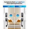 WiFi Smart Keyless Entry Door Lock Set w/Front Door Handle,
