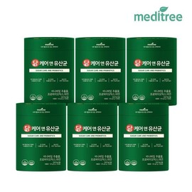 Meditree 메디트리 당케어 앤 유산균 60포 6통 12개월분 Meditree Sugar Care and Probiotics 60 Sachets 6 Bottles 12 Months Supply