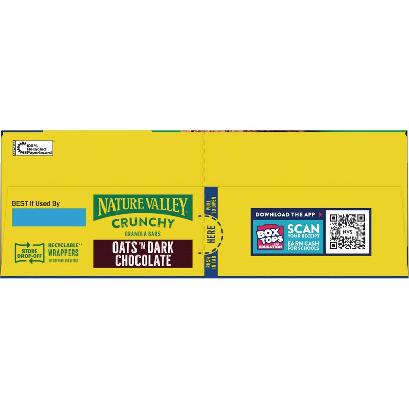 Nature Valley Crunchy Granola Bars, Oats 'n Dark Chocolate, 24