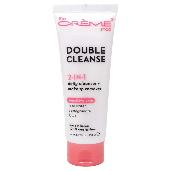 The CrÃƒ¨me Shop - Anti-Aging and Redness Reducing Double Cleanse 2-in-1 facial foam: Rose water + Pomegranate + Lotus Flower