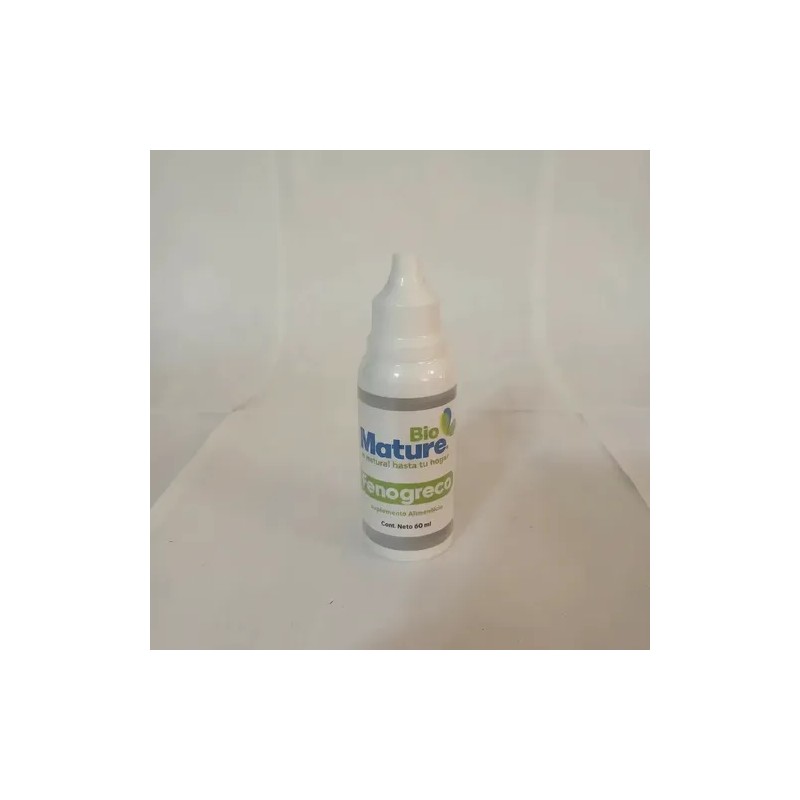 Extracto De Fenogreco Gotas 60 Ml 100% Natural Biomature