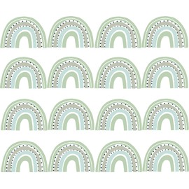 Pandawal Mini Rainbow Wall Sticker Set for Baby and Children's Room, Small Decorative Rainbow Wall Stickers for Girls and Boys, Wall Decoration (Mint Navy, 16)