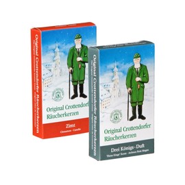 Crottendorfer Räucherkerzen - Various Christmas fragrances in a set of 2.