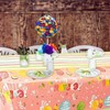 Ycfish Easter Tablecloth, Easter Table Decorations, Colouring Egg Table Cloth,