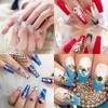 Nail Art Rhinestone Nail Art Rhinestone Kit 5 Boxes Multi