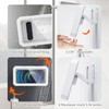 DOSAKEIKO Shower Phone Holder Waterproof Adjustable Rotating Wall Mount Touchscreen