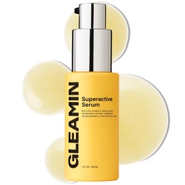 Gleamin Gleamin Superactive Vitamin C Serum C 15% Vitamin C, 3% Tranexamic Acid, 4% Niacinamide & Bakuchiol C Reduces Discoloration, Uneven Tone, Brightens Skin & Smooths Texture C Fragrance-Free, 1 fl oz
