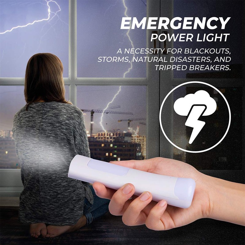 Westek Emergency Light, 1 Pack - Multi-Function LED Rechargeable Flashlight,