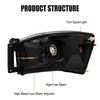 SHAREWIN Headlight Assembly Compatible with 2006-2008 Ram 1500/2007-2009 Ram 2500