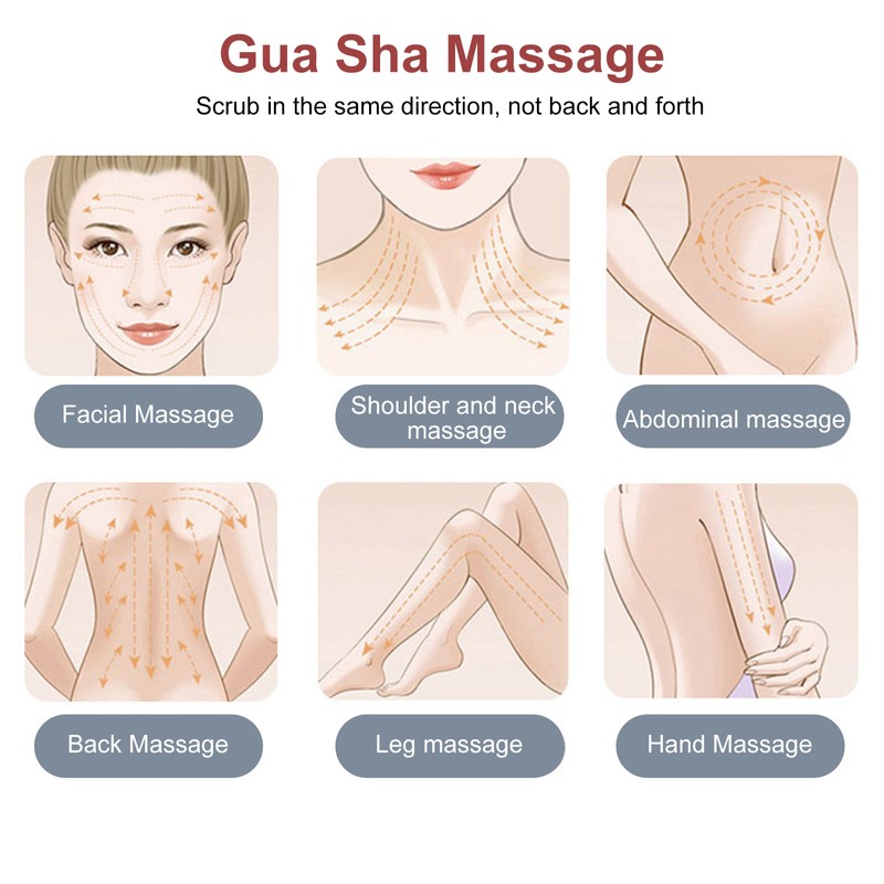 Facial Scraping Device Face Lift Device Gua Sha Facial Tools