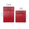 KYODOLED Steel Key Lock Mail Boxes Outdoor, Locking Wall Mount