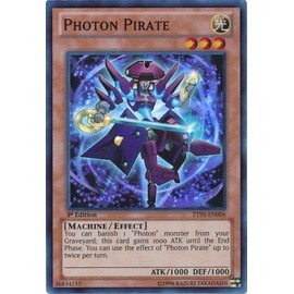 Yu-Gi-Oh! - Photon Pirate (ZTIN-EN006) - 2013 Zexal Collection Tin - 1st Edition - Super Rare