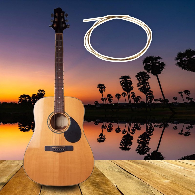 Yibuy 2mm Width Gold Brass Guitar Fretwire for Acoustic Guitars