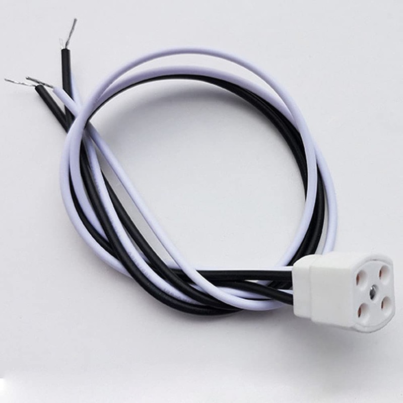 TWDRTDD G10Q 4-Pin Tube Light Socket,Ceramics 4-Pin G10Q Base Socket