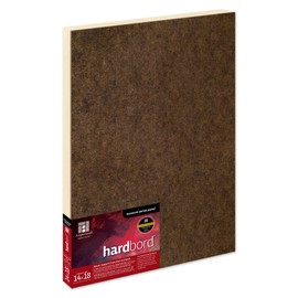 Ampersand Art Supply Hardboard Wood Painting Panel: Museum Series Hardbord, 14" x 18" 3/4 Inch Cradled Profile