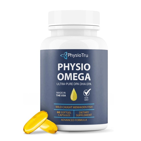 PhysioTru Physio Omega - Omega 3 Supplement - with DPA,