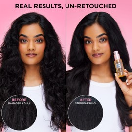 L'Oreal Paris Bond Repair Oil-in-Serum for Damaged, Color Treated Hair, Heat Protectant, Strengthens Weak Bonds, Intense Shine and Frizz Control, EverPure, 1.6 Fl Oz