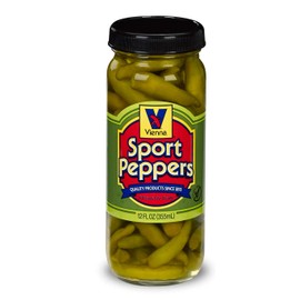 VIENNA SPORT PEPPERS, 12 OZ, FOR CHICAGO DOGS