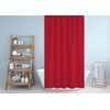 Fabric Bathroom Shower Curtain Extra Long - rings included 180