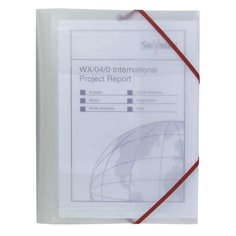 Snopake A4 FileLastic – Classic Assorted [Pack of 5] 3