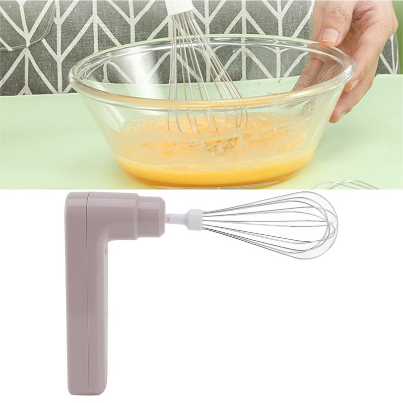 Electric Egg Beater 800mah Rechargeable Cordless Hand Blender Efficient Handheld