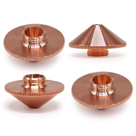 FONLAND 10 Pcs Laser Nozzle Single Layer Dia.28mm H15mm Caliber 3.5mm for WSX HANS Fiber Laser Engraver Cutting Machine Head