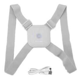 Smart Posture Corrector Adjustable Intelligent Back Brace with Vibration Reminder for Men Women StudentsGrey