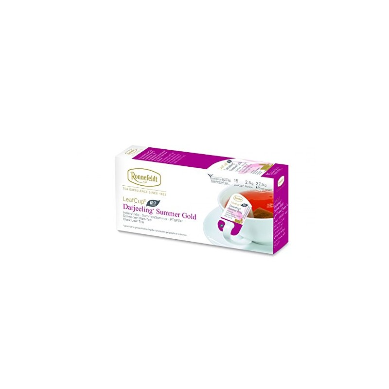 Ronnefeldt Leaf Cup Darjeeling Summer Gold – Té negro caja