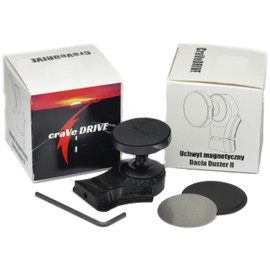 craVeDRIVE Handyhalterung Auto Magnet I Kompatibel Runde Lüftungen Dacia Duster 2 Zubehör I 360° Drehbar I Universal Starke Telefonhalterung I Magnetische Handy Halter für Duster 2 Auto