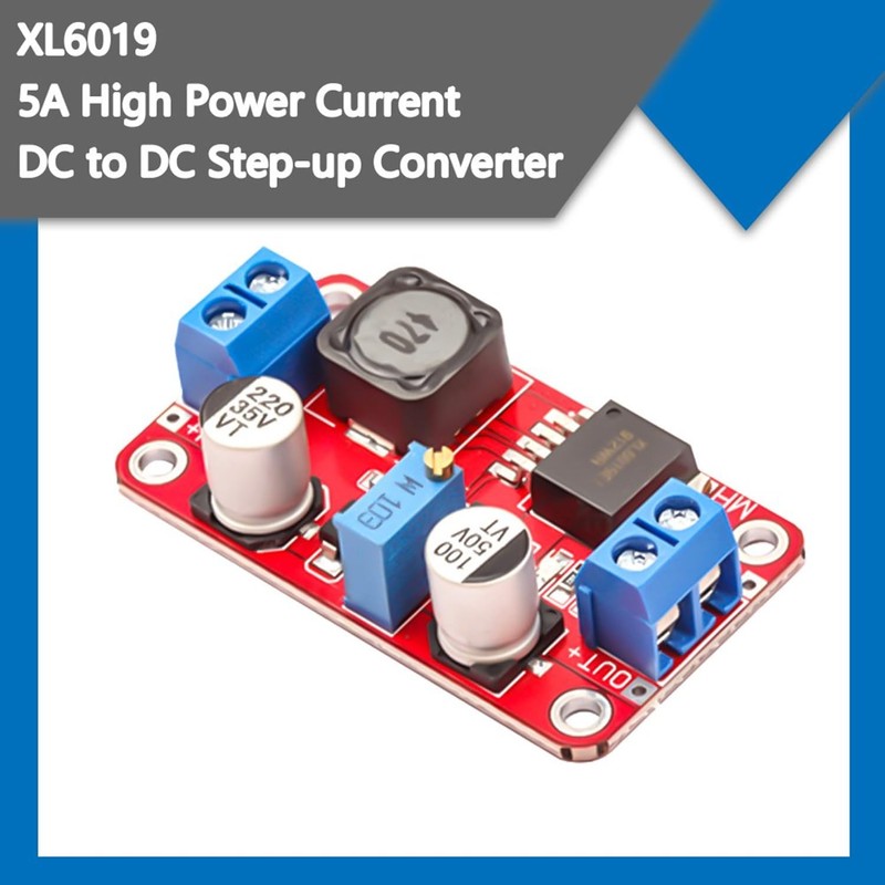 AYMBH XL6019 DC-DC Buck Boost Converter Module 5V 6V 12V